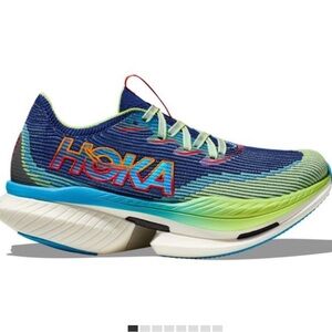 Hoka Unisex Cielo X1 Running Shoes Evening Sky Lettuce Women 9.5 barely worn